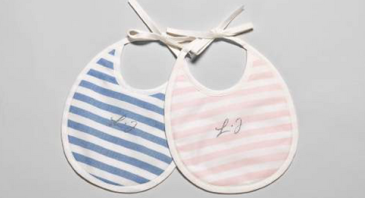 Bavaglino classico Liu Jo serie Righello in cotone.