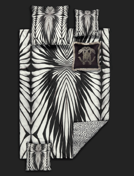 Plaid Imbottito Black & White Roberto Cavalli