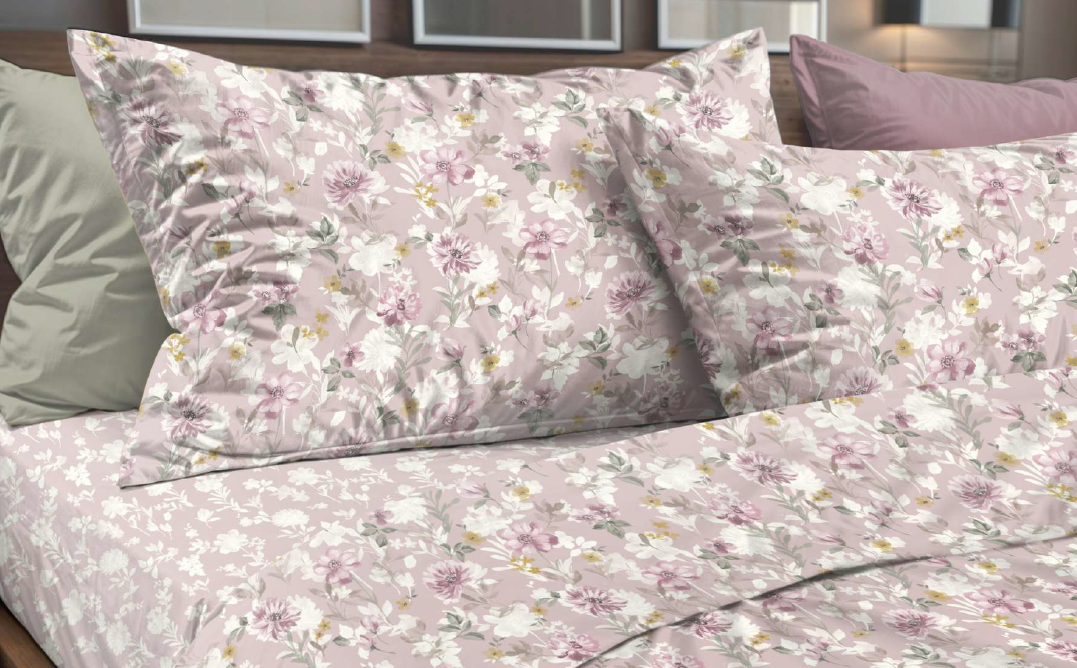 Completo Lenzuola Printing Magics Romantic by Le Vie Del Cotone