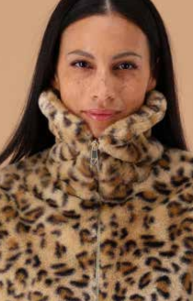 Maxi Maglia Full Zip In Pile Maryplaid 6H45033