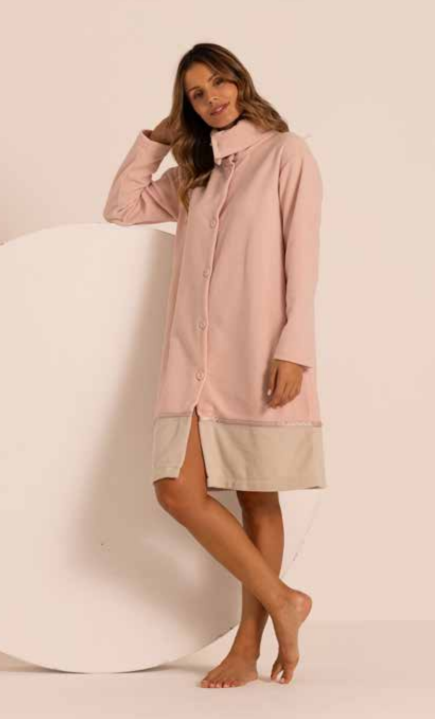 Vestaglia Donna In Pile Maryplaid 6V84180