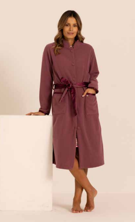 Vestaglia Donna In Pile Maryplaid 6V84181