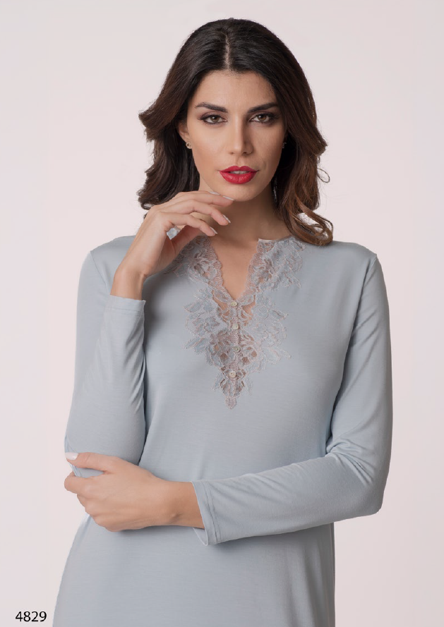 Camicia Da Notte in Maglia Non Solo Corredi 4829