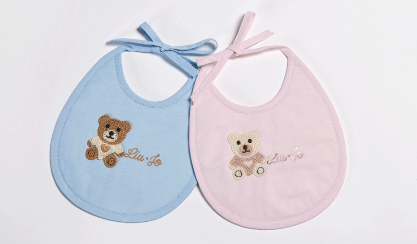 Bavaglino classico Liu Jo serie Bear in cotone.