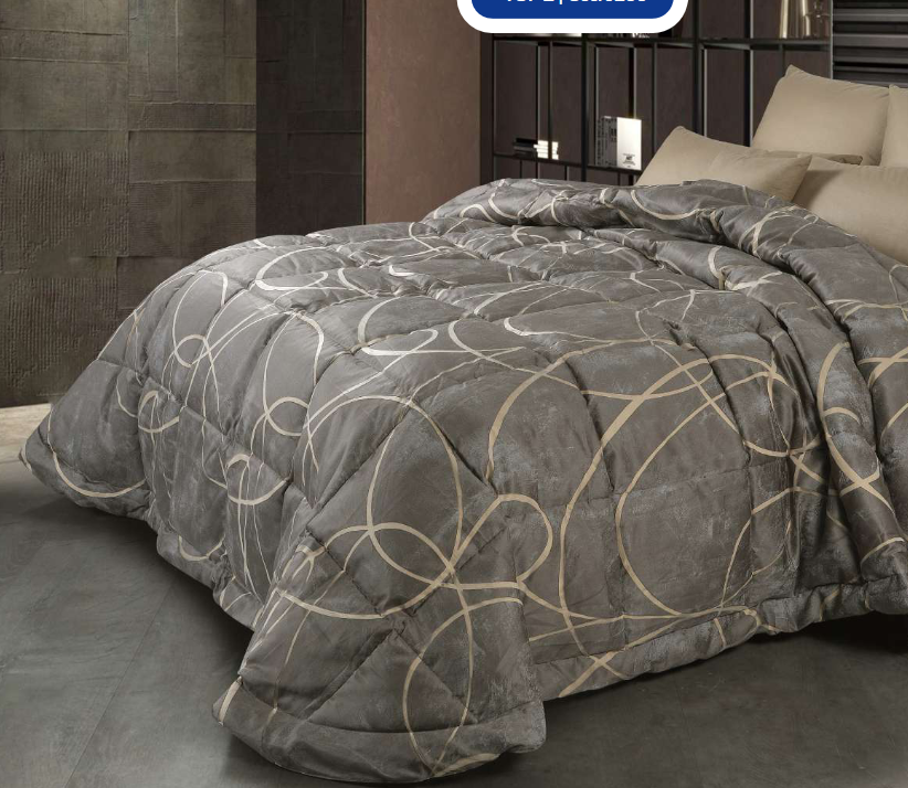 Trapunta Matrimoniale Cinelli In Piuma D'Oca J259