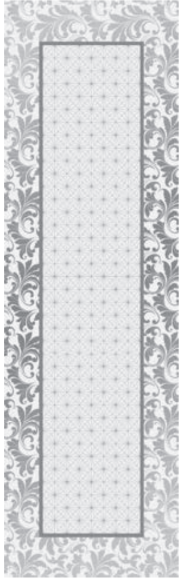 Copritavolo in Velluto Elegant Christmas DECORO ARGENTO Casa Anversa