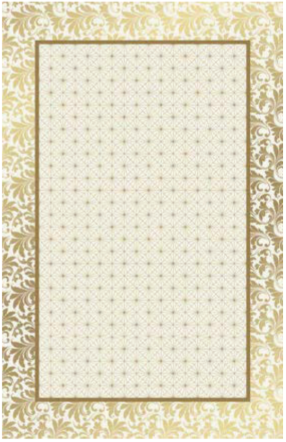 Copritavolo in Velluto Elegant Christmas DECORO ORO Casa Anversa