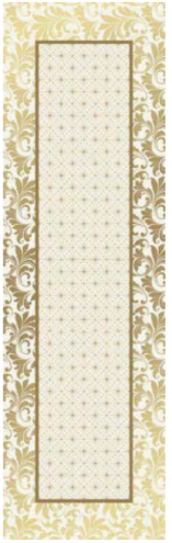 Copritavolo in Velluto Elegant Christmas DECORO ORO Casa Anversa