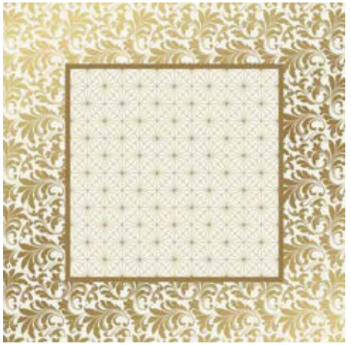 Copritavolo in Velluto Elegant Christmas DECORO ORO Casa Anversa