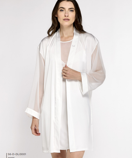 Completo Sposa Vestaglia e Camicia con Spalline Liu Jo