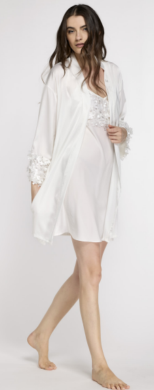 Completo Sposa Vestaglia e Camicia con Spalline Liu Jo