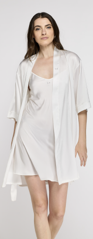 Completo Sposa Vestaglia e Camicia con Spalline Liu Jo