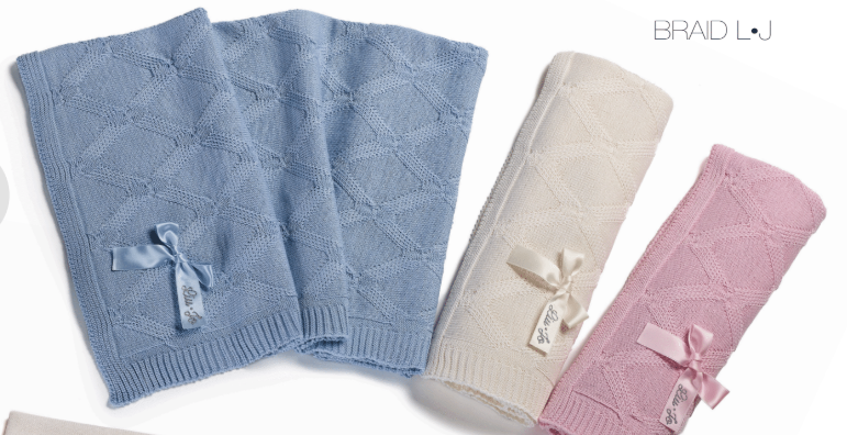 Copertina per carrozzina Braid di Liu Jo in Cotone