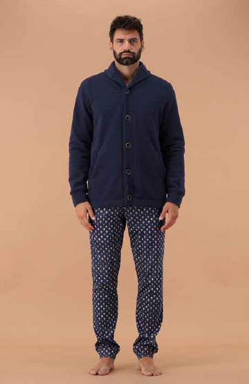 Giacca da Camera Uomo Oceano Cardigan MaryPlaid 6V76178