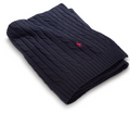 Plaid d'Arredo in Maglia di Cotone a Trecce CABLE 130x180 RALPH LAUREN