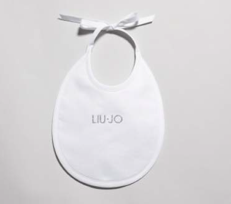 Classic colored bib embroidered in cotton