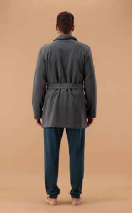 Giacca Da Camera Uomo In Pile Marina Militare 6Z85086MM