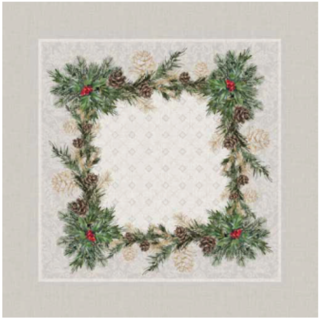 Elegant Christmas Velvet Table Cover Casa Anversa