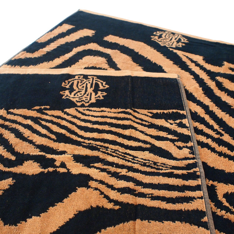 Set 1+1 Zebra Asciugamano e Ospite ROBERTO CAVALLI