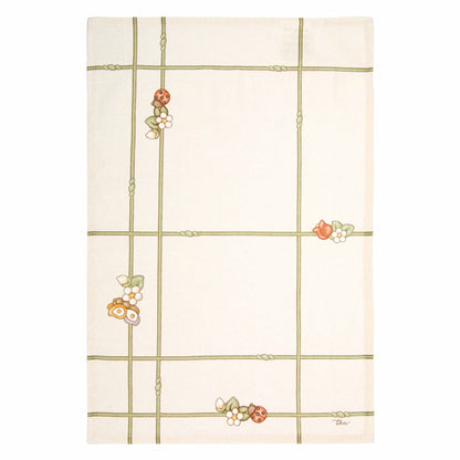 Set 4 strofinacci con scatola in legno Country THUN