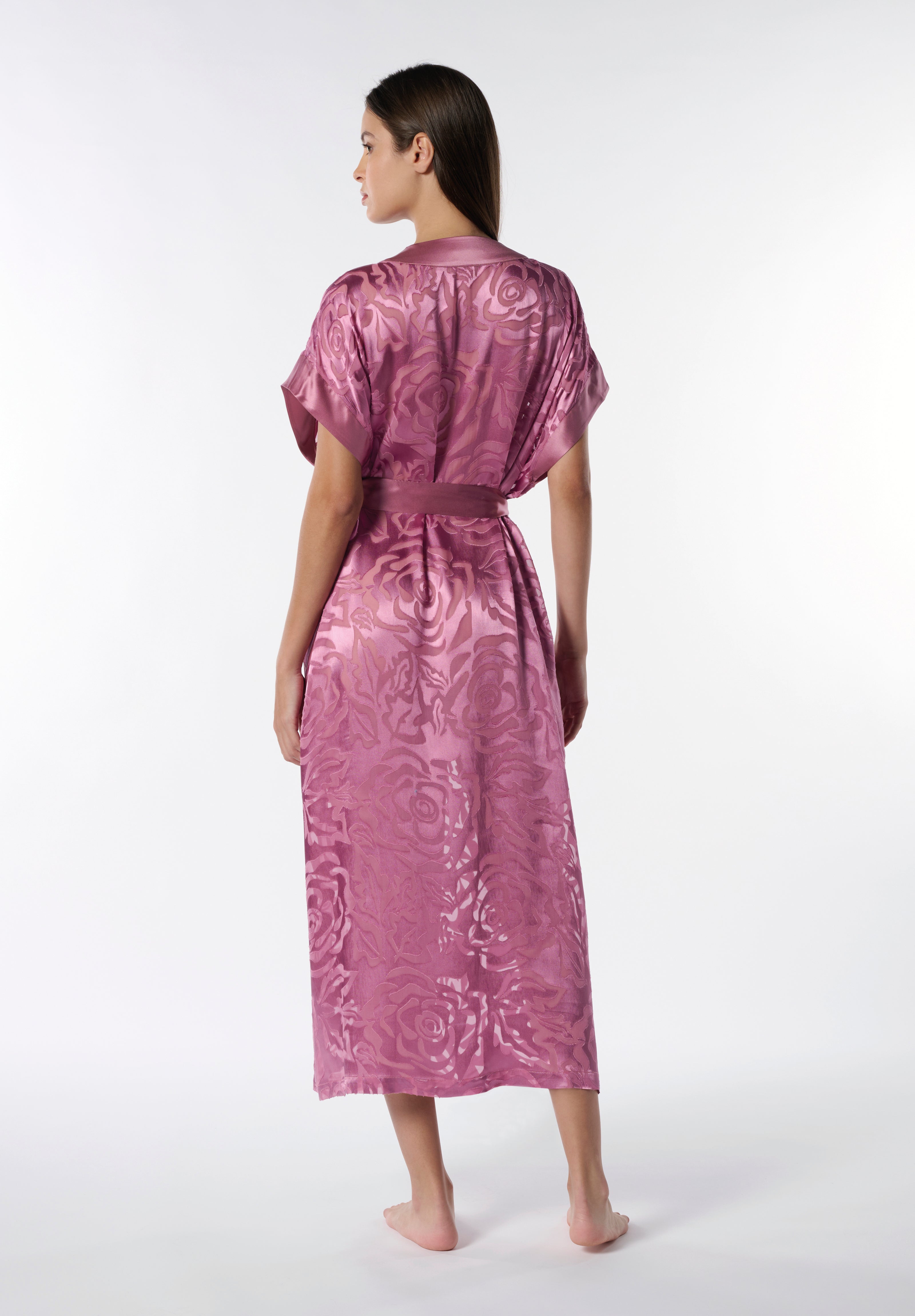 Vestaglia Rose Devorè Luna Di Seta VLST61131