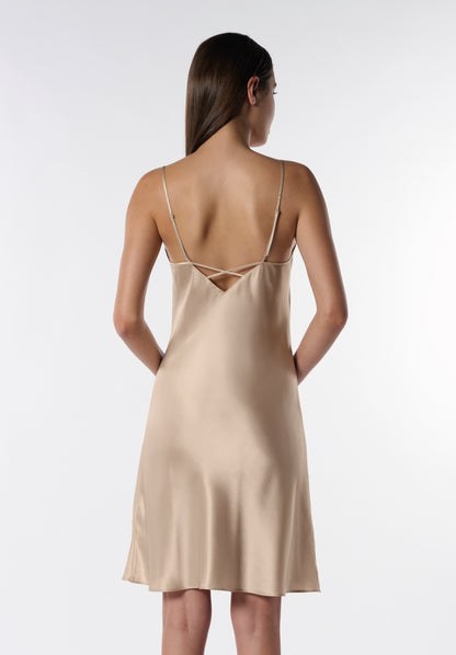 Camicia Da Notte Sposa con Spalline Sparkling Luna Di Seta VLST61136
