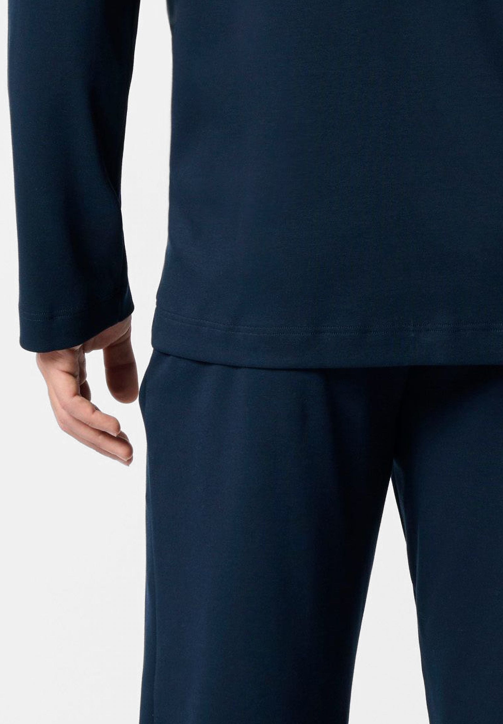 Pigiama Uomo Manica Lunga Aperto 100% Cotone Felpato PEROFIL VPRT93211