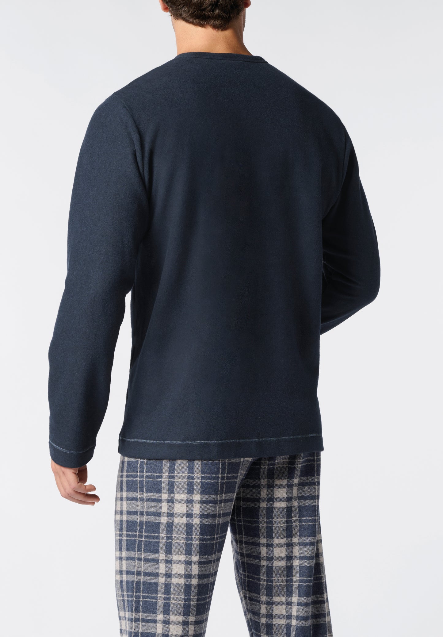 Pigiama Lungo Serafino Soft Cotton PEROFIL VPRT93229