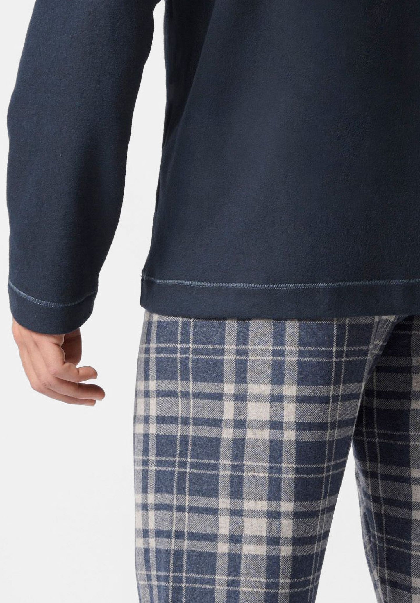 Pigiama Lungo Serafino Soft Cotton PEROFIL VPRT93229