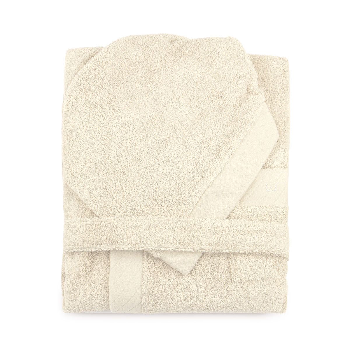 Accappatoio con cappuccio in spugna Diagonal Liu Jo