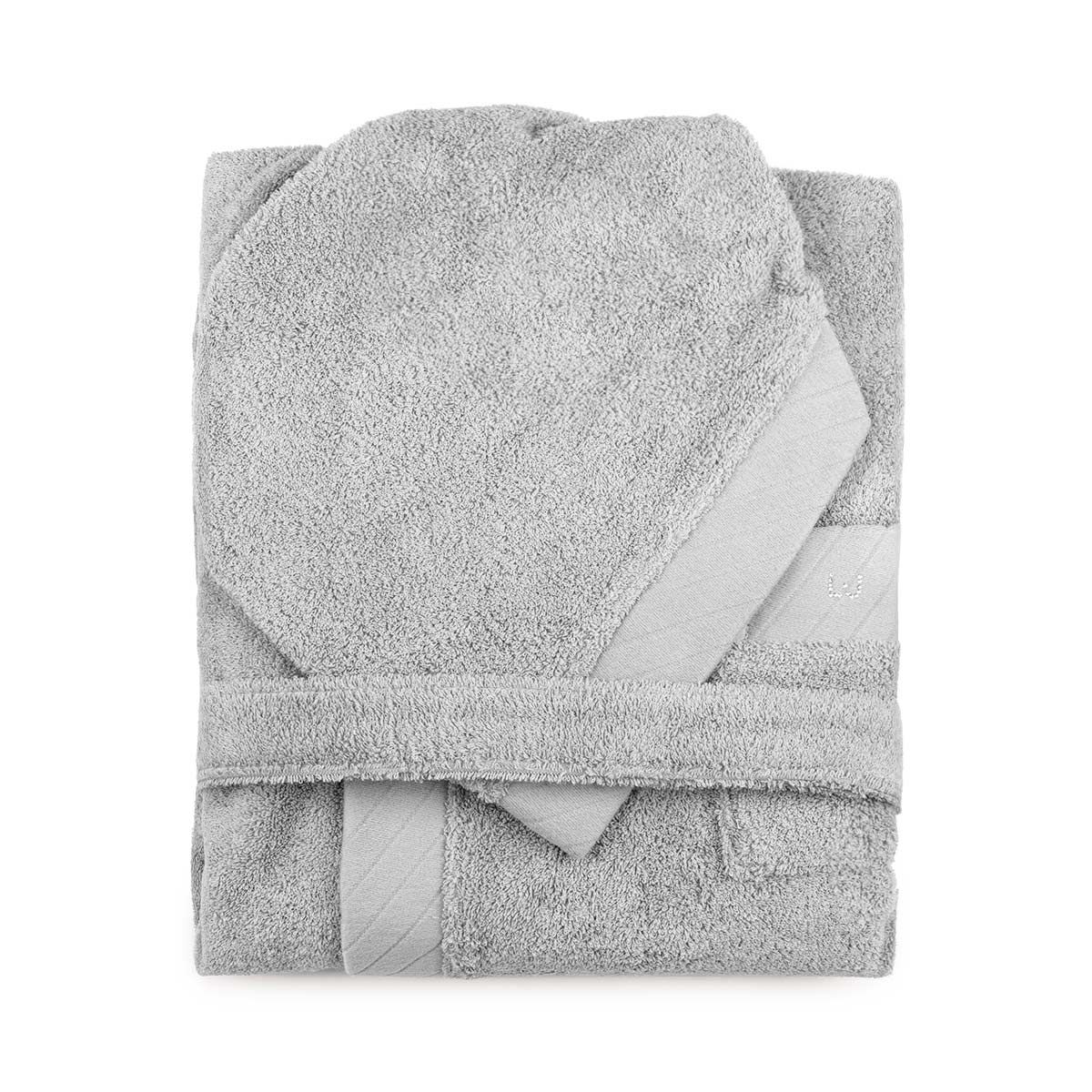 Accappatoio con cappuccio in spugna Diagonal Liu Jo