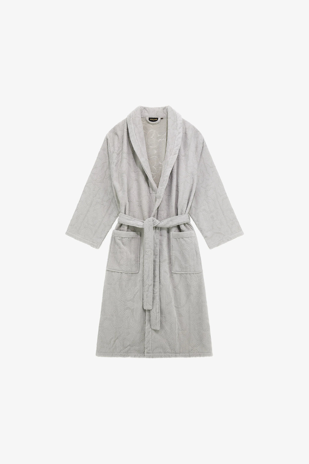 Accappatoio Scialle Roberto Cavalli Araldico in Spugna