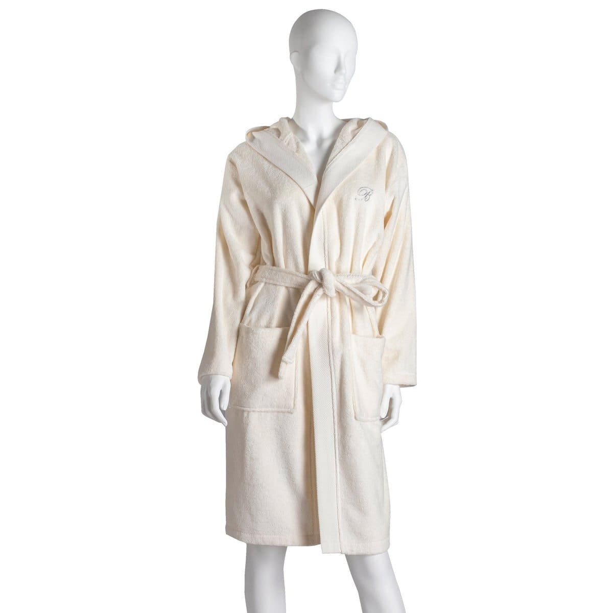 Accappatoio con cappuccio in spugna Benessere Blumarine
