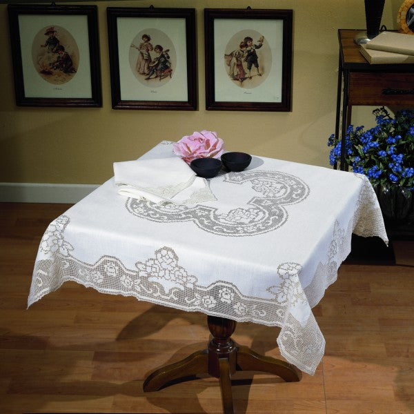 Centro tavola Sfilato Siciliano in puro lino