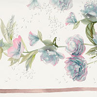 Completo Lenzuola In Percalle Di Cotone Liala Blumarine