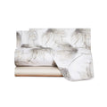 Completo Lenzuola in raso di cotone Abstract Flower By Mirabello