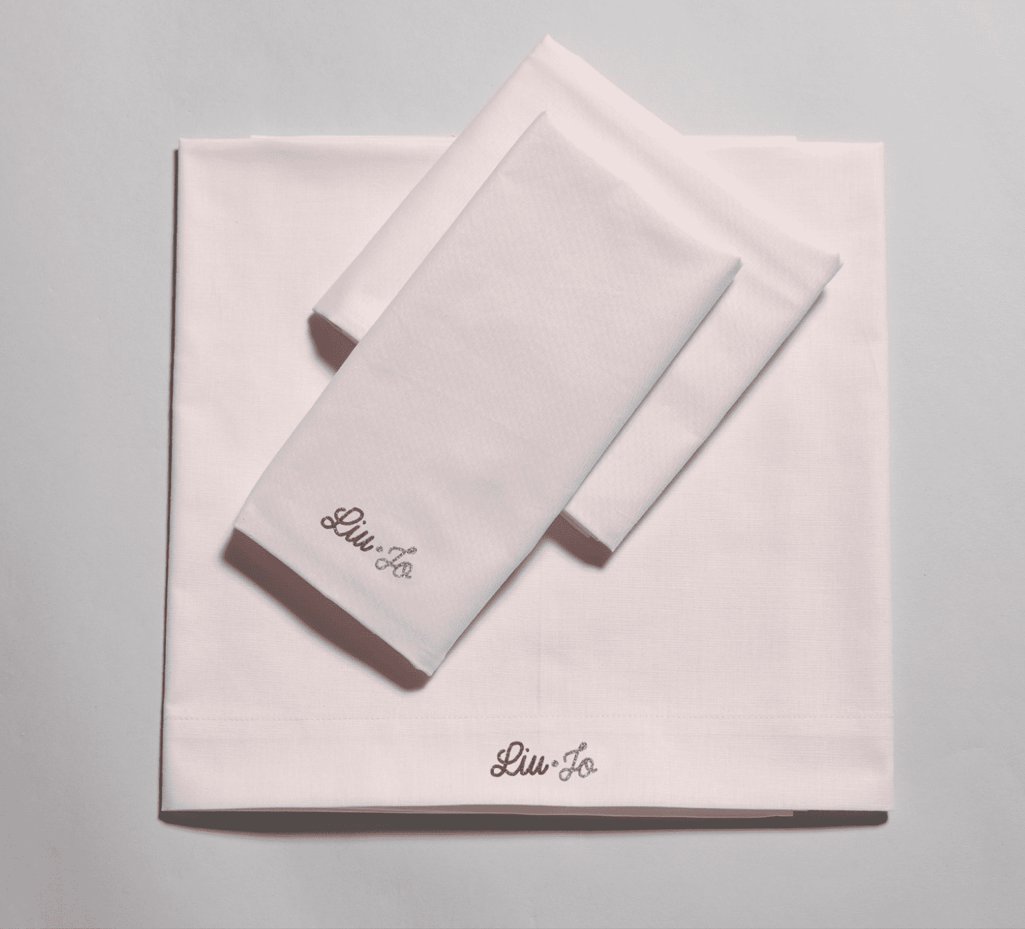 SET 3 PEZZI LENZUOLA PER LETTINO SERIE GLITTER BICOLOR