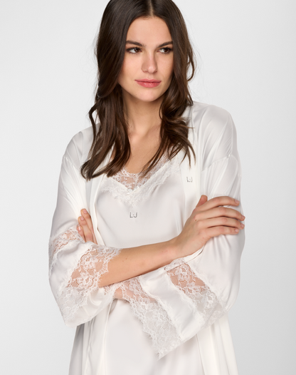 Completo Sposa Vestaglia e Camicia con Spalline Liu Jo