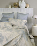 Completo Lenzuola In Raso Di Cotone Belle Epoque Blumarine
