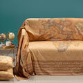 Telo Arredo Copridivano Grandecor In Raso Di Cotone Geo Classic 24 Matrimoniale Alviero Martini 1A Classe