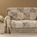 Telo Arredo Copridivano Grandecor In Raso Di Cotone Safari Patch Matrimoniale Alviero Martini 1A Classe