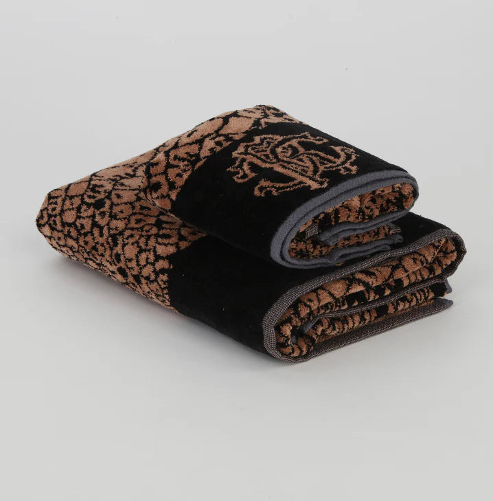 Set 1+1 Pitone Asciugamano e Ospite ROBERTO CAVALLI