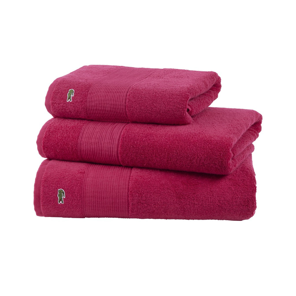 Set 1+1 LECROCO Asciugamano e Ospite LACOSTE