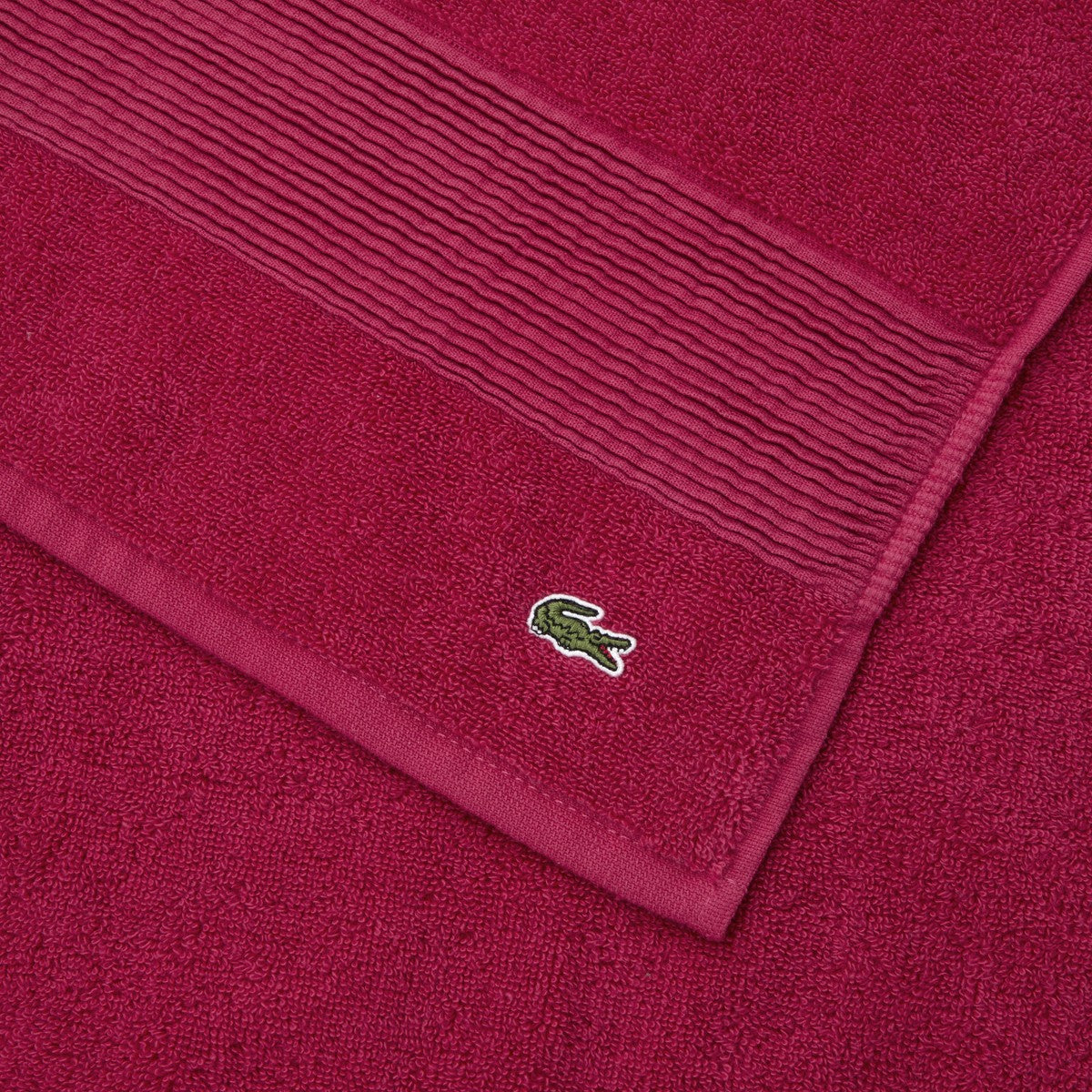 Set 1+1 LECROCO Asciugamano e Ospite LACOSTE