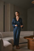 Vestaglia Lunga Dahila Satin Marjolaine 3DAH2200