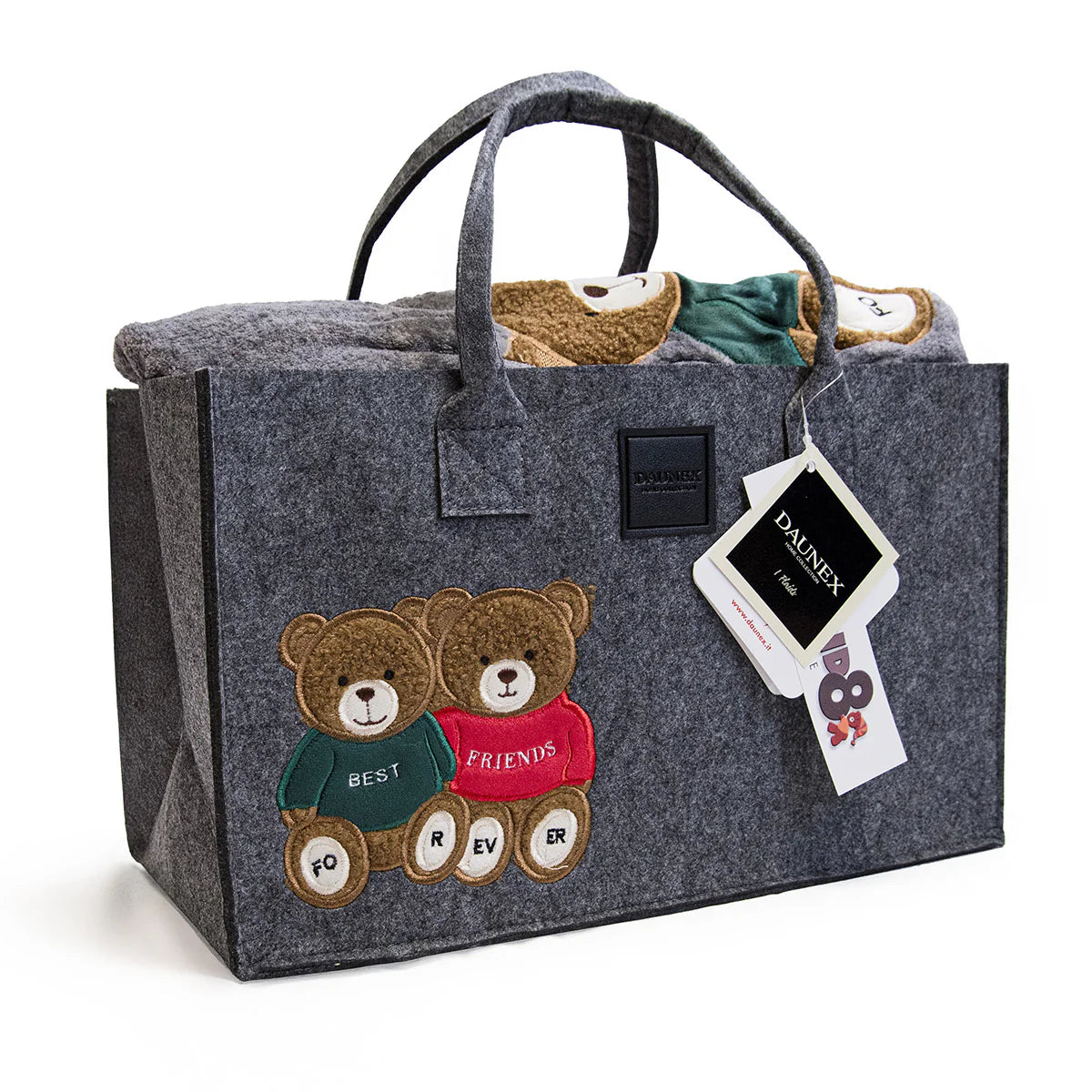 Plaid morbidotto friend in borsa feltro Forever