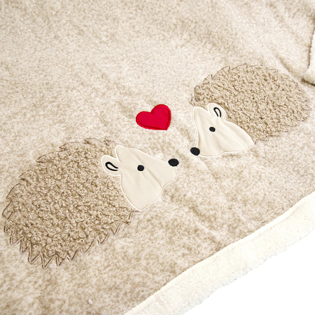 Plaid morbidotto friend in borsa feltro Ricci