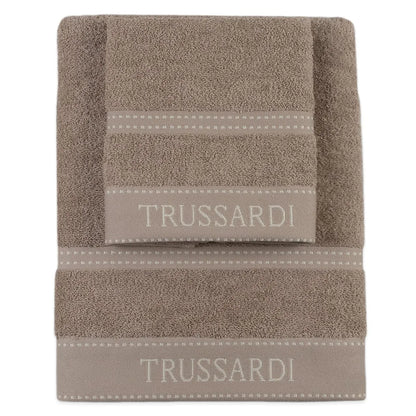 Set 1+1 Ribbon Asciugamano e Ospite Trussardi