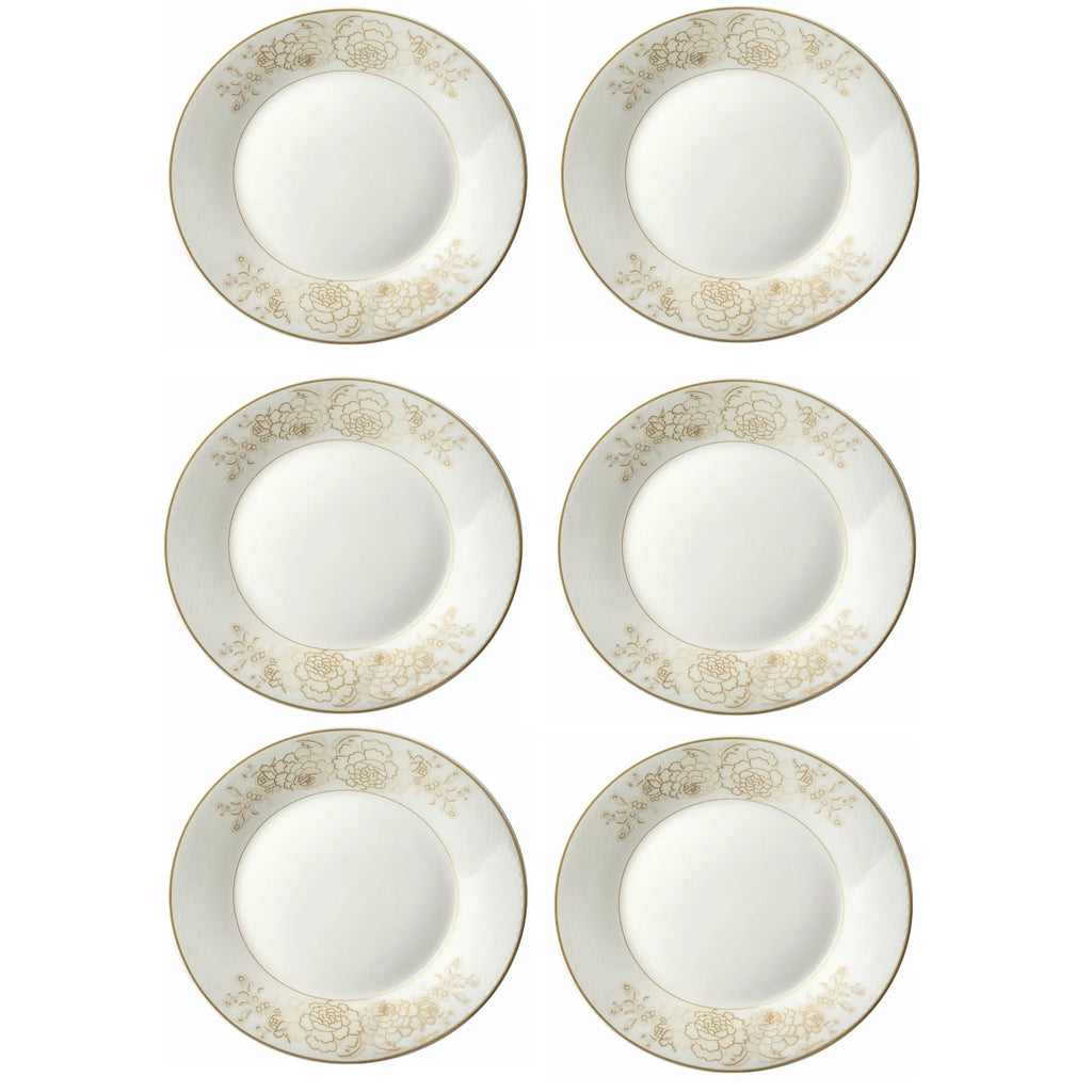 Set 6 Piatti Fondi Blooming Roses  Roberto Cavalli