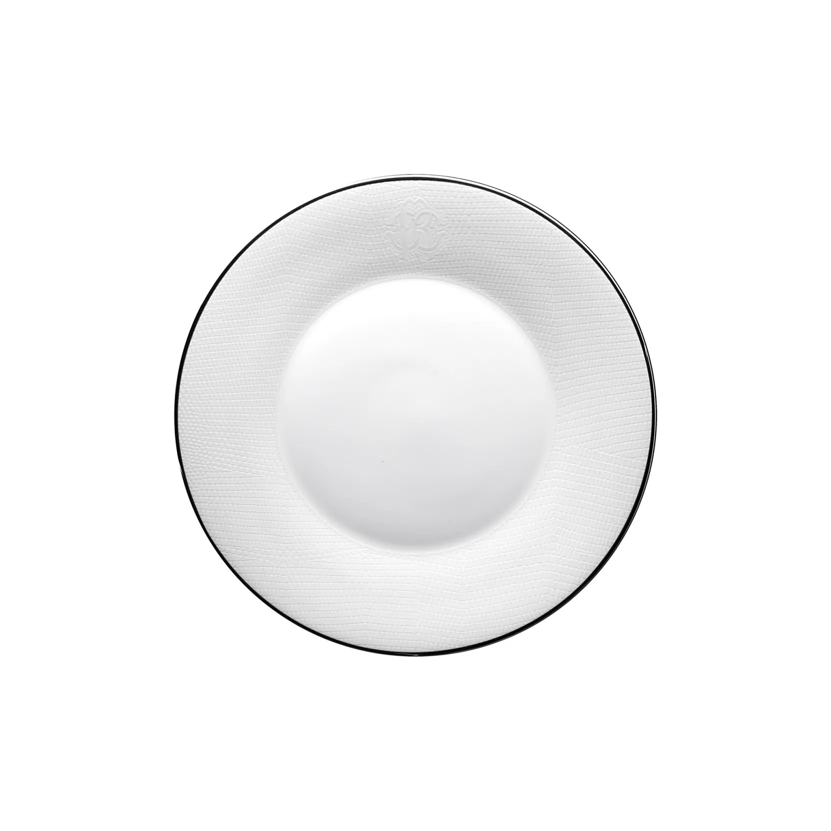 Set 6 Piatti Fondi Lizzard Platin Roberto Cavalli